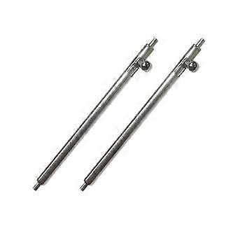 2Pcs For Fitbit Blaze 23mm Metal Quick Release Watch Strap Spring Bar Watch Band Pins