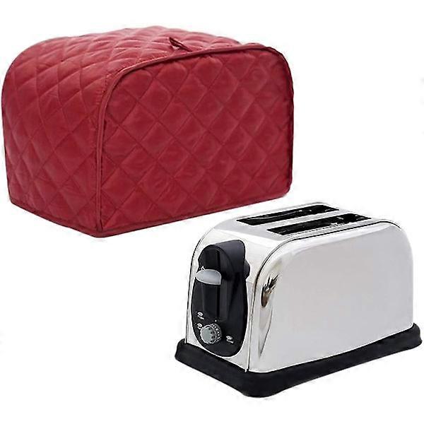 Quilted Toaster Cover in Cotton/Polyester for Two-Slice Toaster