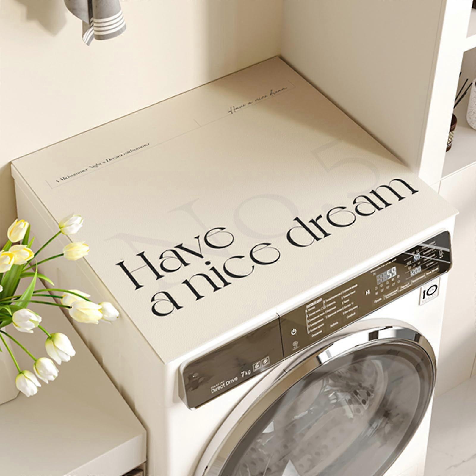 Washing Machine Dust Cover Mat  Protector Absorbent QuickDrying 40x50 cm For Washer And Dryer