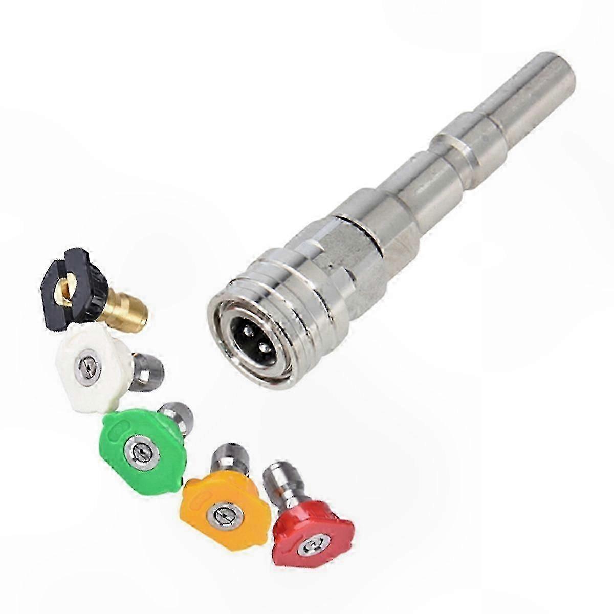 1/4 Inch Quick Connect Adapter for High Pressure Washers Compatible with Multiple Models
