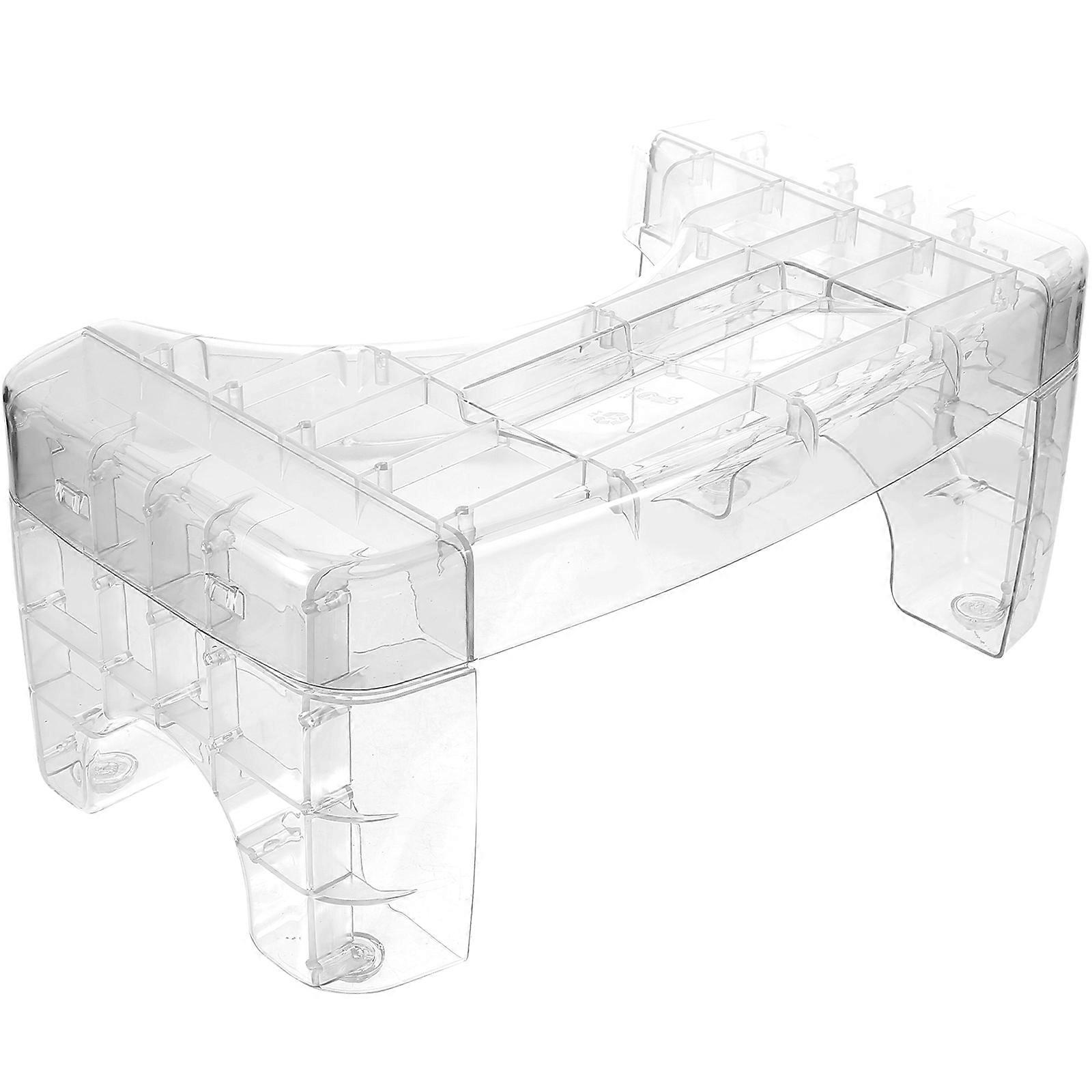 Transparent Potty Stool for Adults Functional Squatting Foot Stool for Home