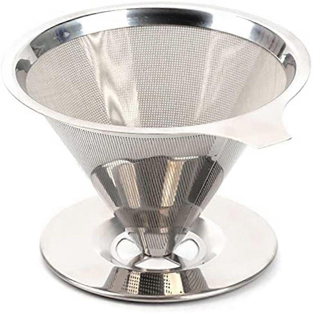 Pour over Coffee Dripper Reusable Drip Cone Coffee Filter Portable Pour over Coffee Maker Home Offi