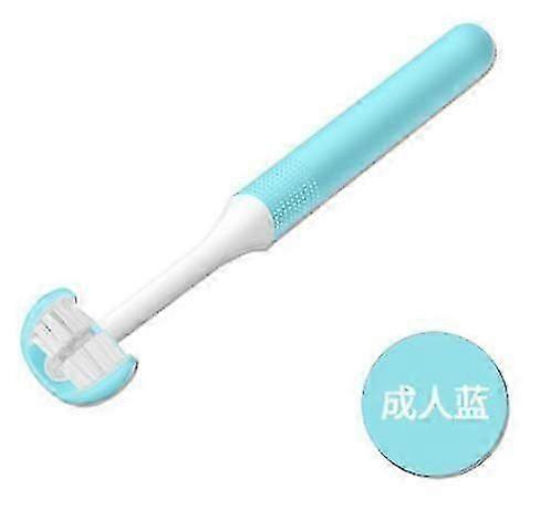 Autism Toothbrush For Special Needs Soft Wrap-around Training Tooth Brush Saving Time For Adults 3d Toothbrushes 3 Sided