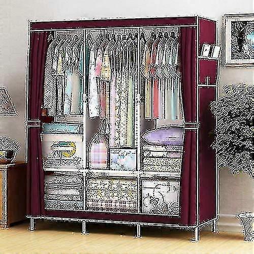 6 Square Meters Multifunctional Bedroom Storage Cabinet, Easy To Install Reinforced Cabinet, Foldabl
