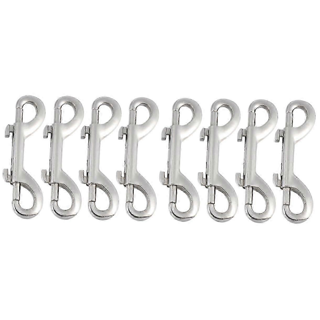 2sets Versatile Double Ended Fastener Snap Hook Spring-Loaded Lever Clip for Boating 4pcs2