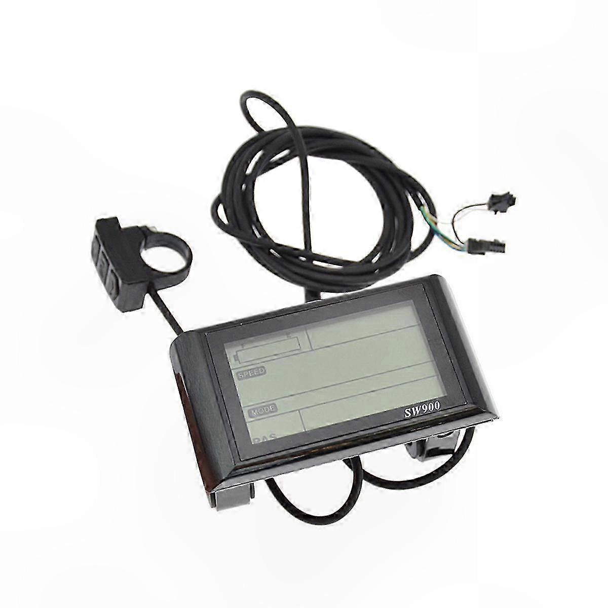 LCD Display Control for Electric Bicycle Speed Meter with Wired Counter Code 24-72V