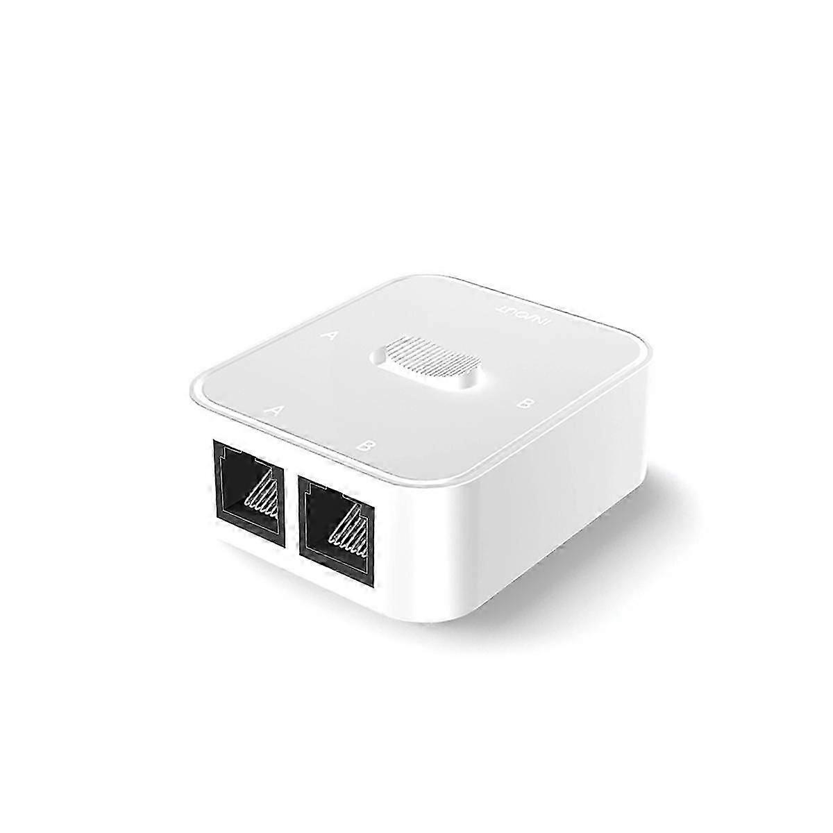 LAN network switch for IT equipment 2 port RJ45 CAT6 selector splitter