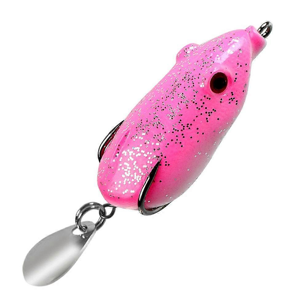 1x Micro Frog Oberflächenköder, weicher Angelköder, schwimmender Angelköder M7E7as09