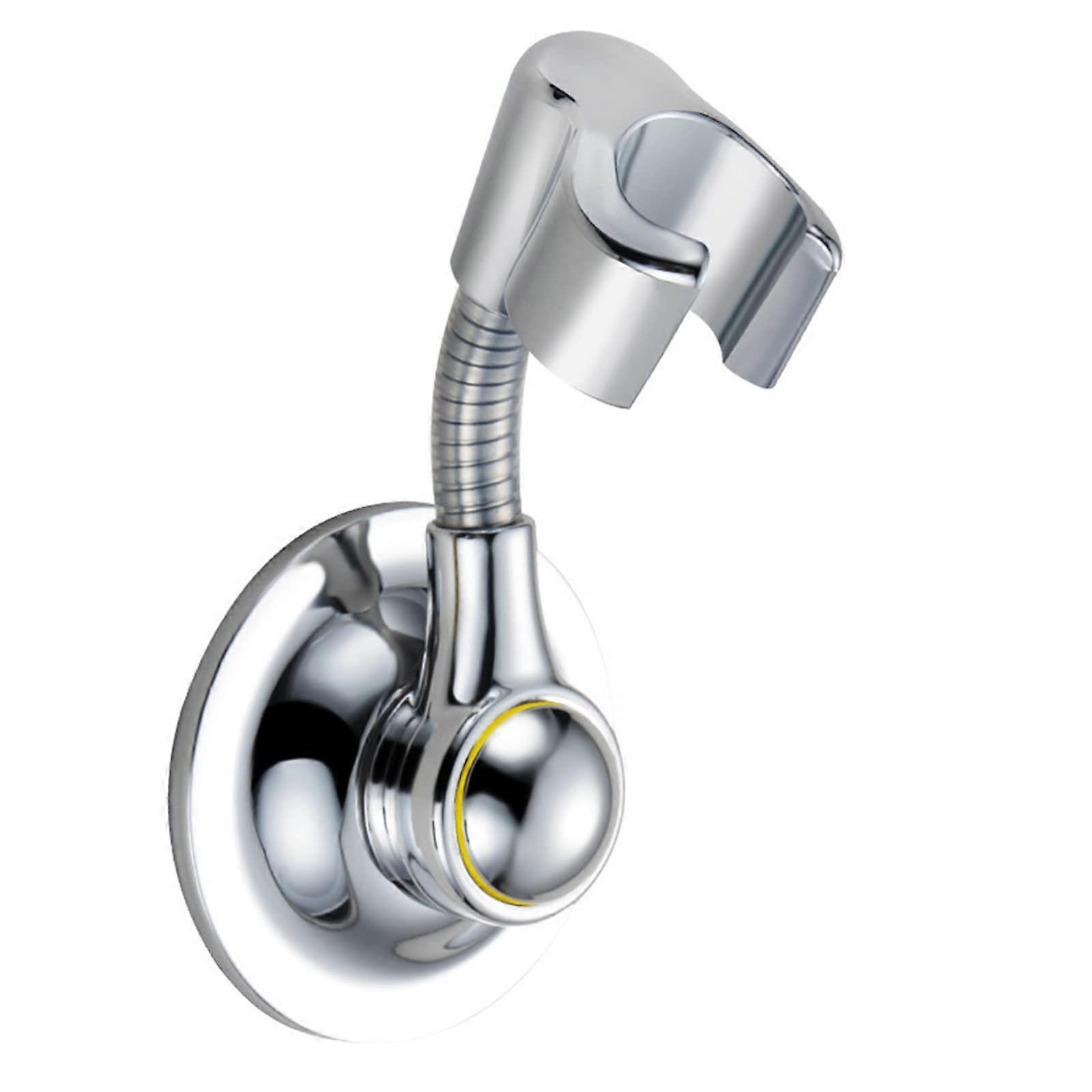 Suction Cup Shower Bracket Wall Mount For Handheld Shower Head Adjustable Easy To Use