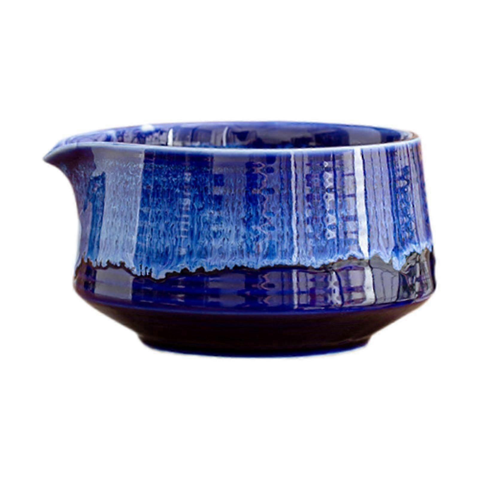 Traditional Porcelain Matcha Bowl with Spout - Mixing Utensils for Tea Lovers, Matcha Latte & Home Use, Chawan Style