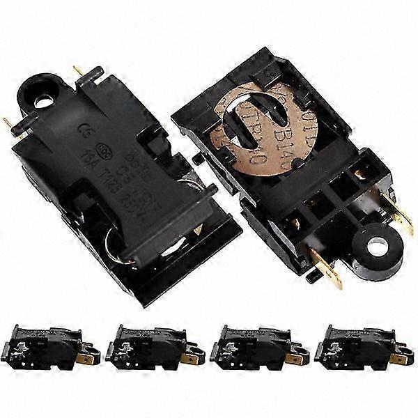 6pcs Electric Kettle Thermostat Temperature Control Steam Switch Replacement Repair Part