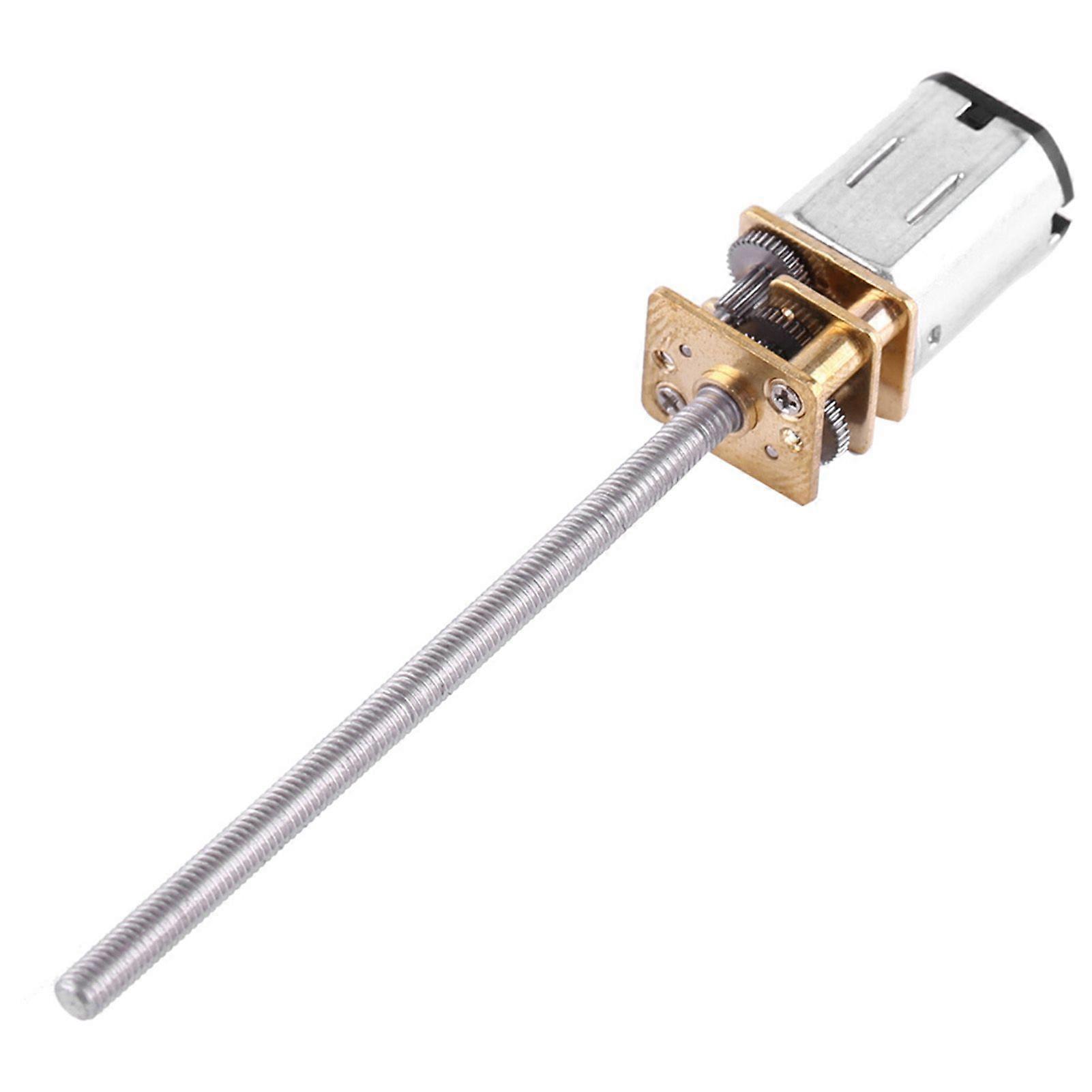 DC Gear Box Motor With Long M3*55MM Screw Thread Output Shaft (100RPM)