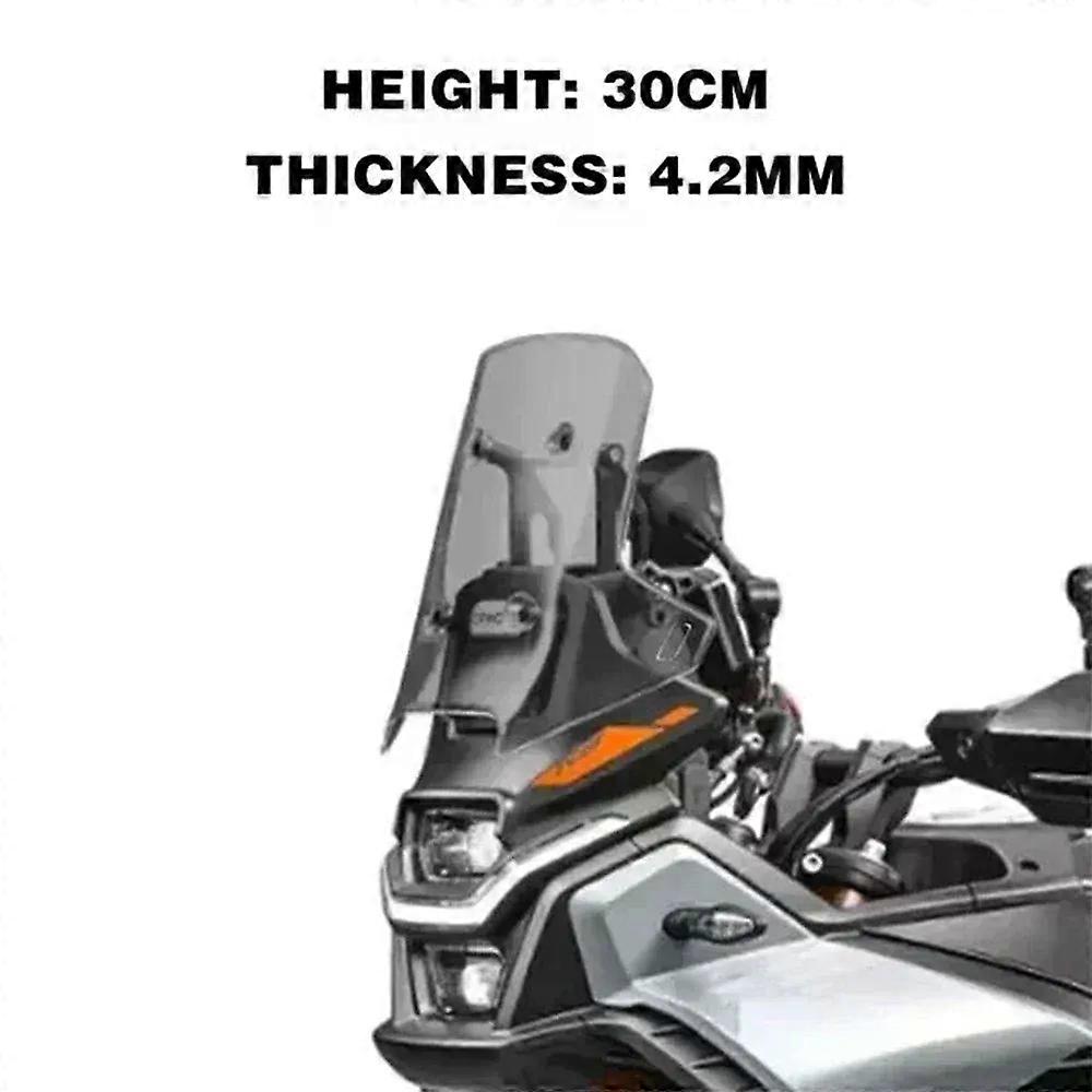 Apply For CFMOTO 450MT MT450 Windscreen Front Windscreen Windshield 450 MT Raised Windshield for cf moto 450MT Accessories