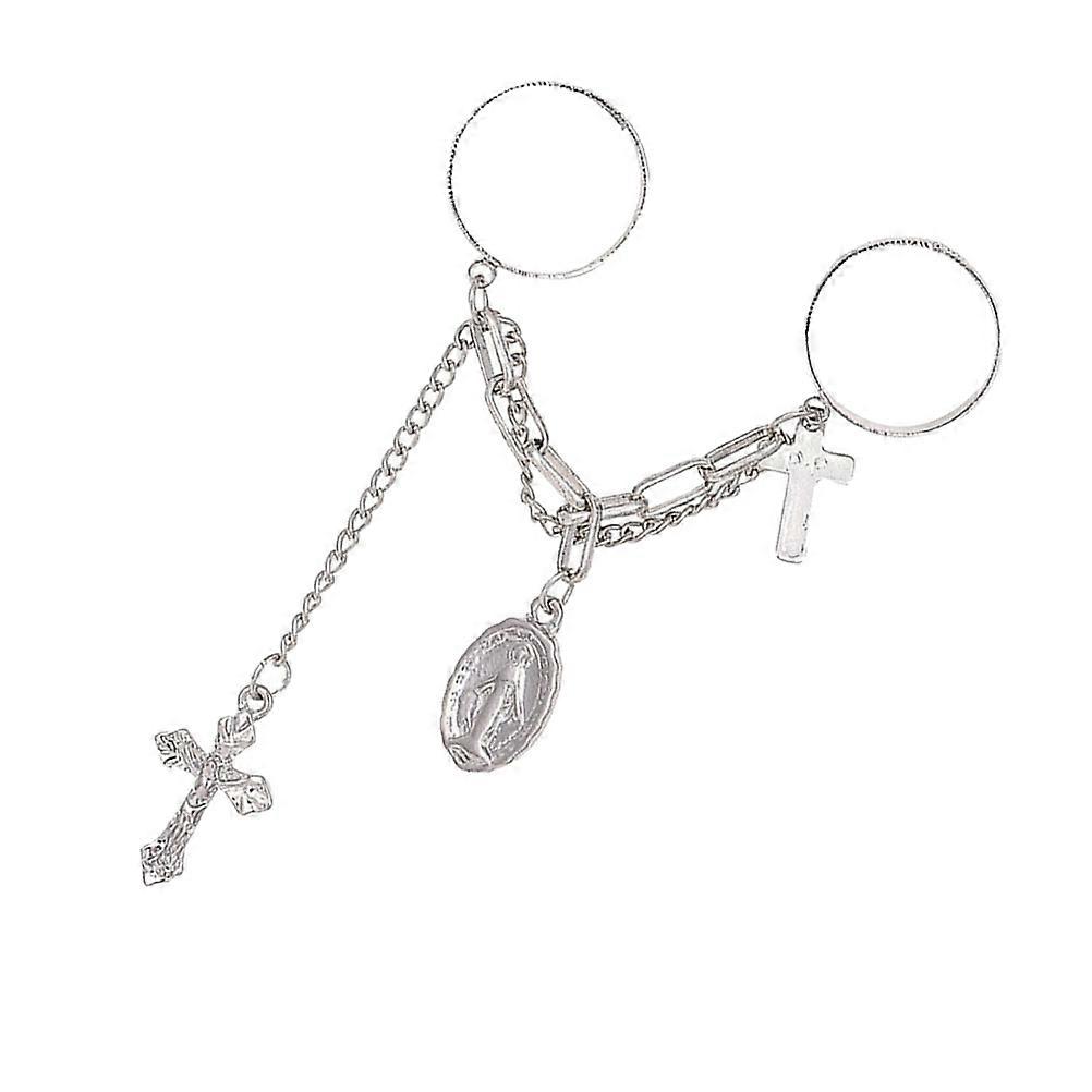 Modeling Ring for Decor 1Pcs Unique Double-Finger Jewelry