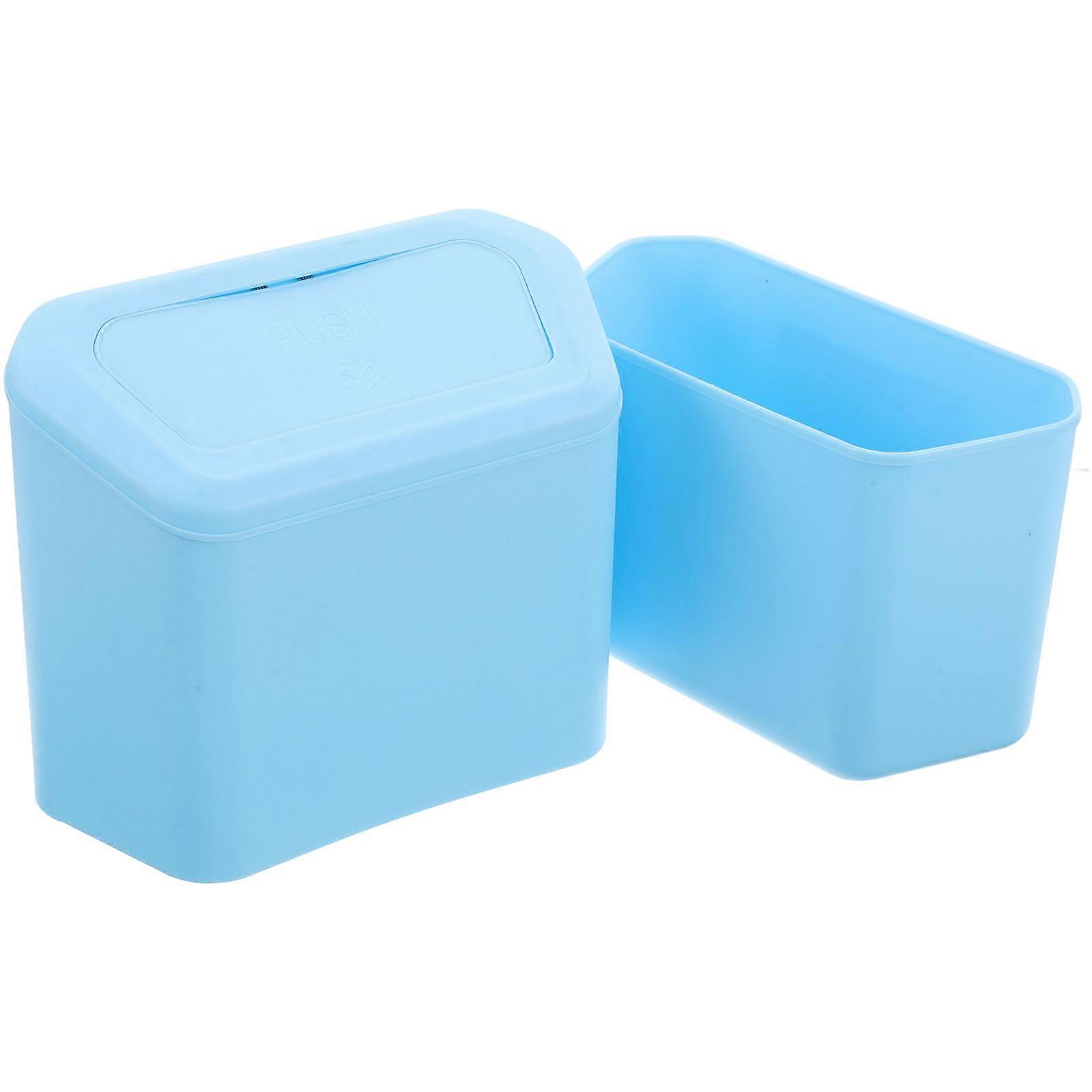 Universal Car Trash Bin with Lid for Trash Collection Automotive Waste Organizer