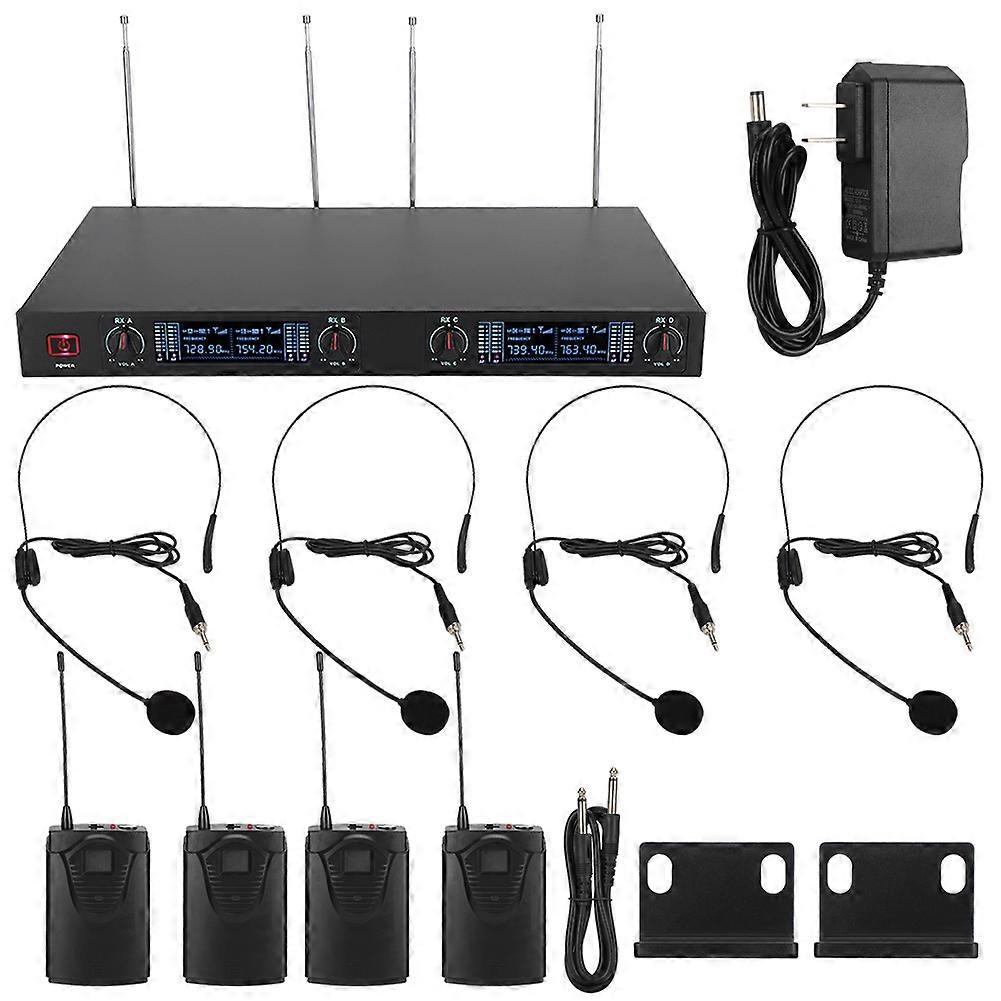 UHF Wireless Microphone Set 728.9~763.4MHz - Perfect for Entertainment Venues, Zero Noise