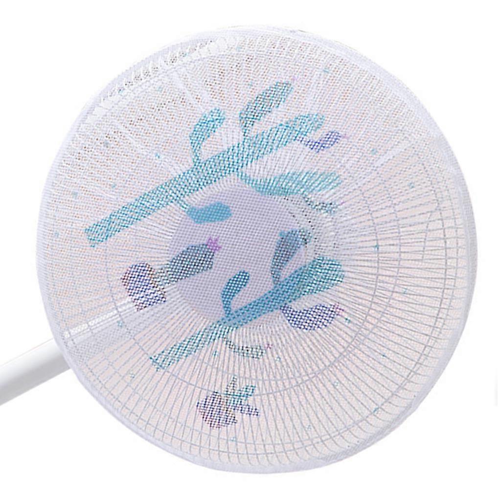 Kid Hand Safety Fan Cover with Cartoon Pattern with Widened Elastic Band L Type 6