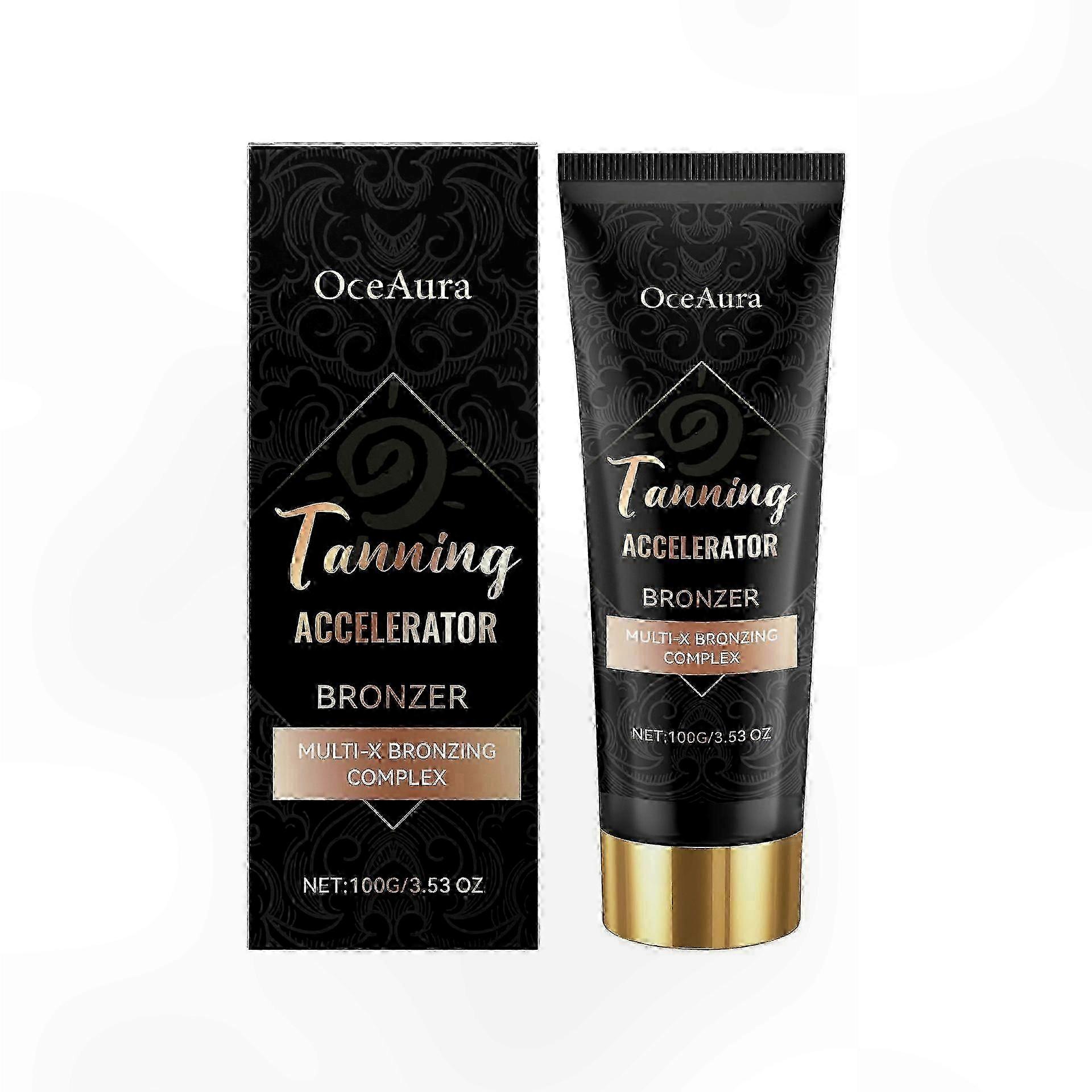Natural Self-Tanning Lotion for Face and Body | Fast Tan in 1 Hour with Fresh Scent | 100g Tanning Solution
