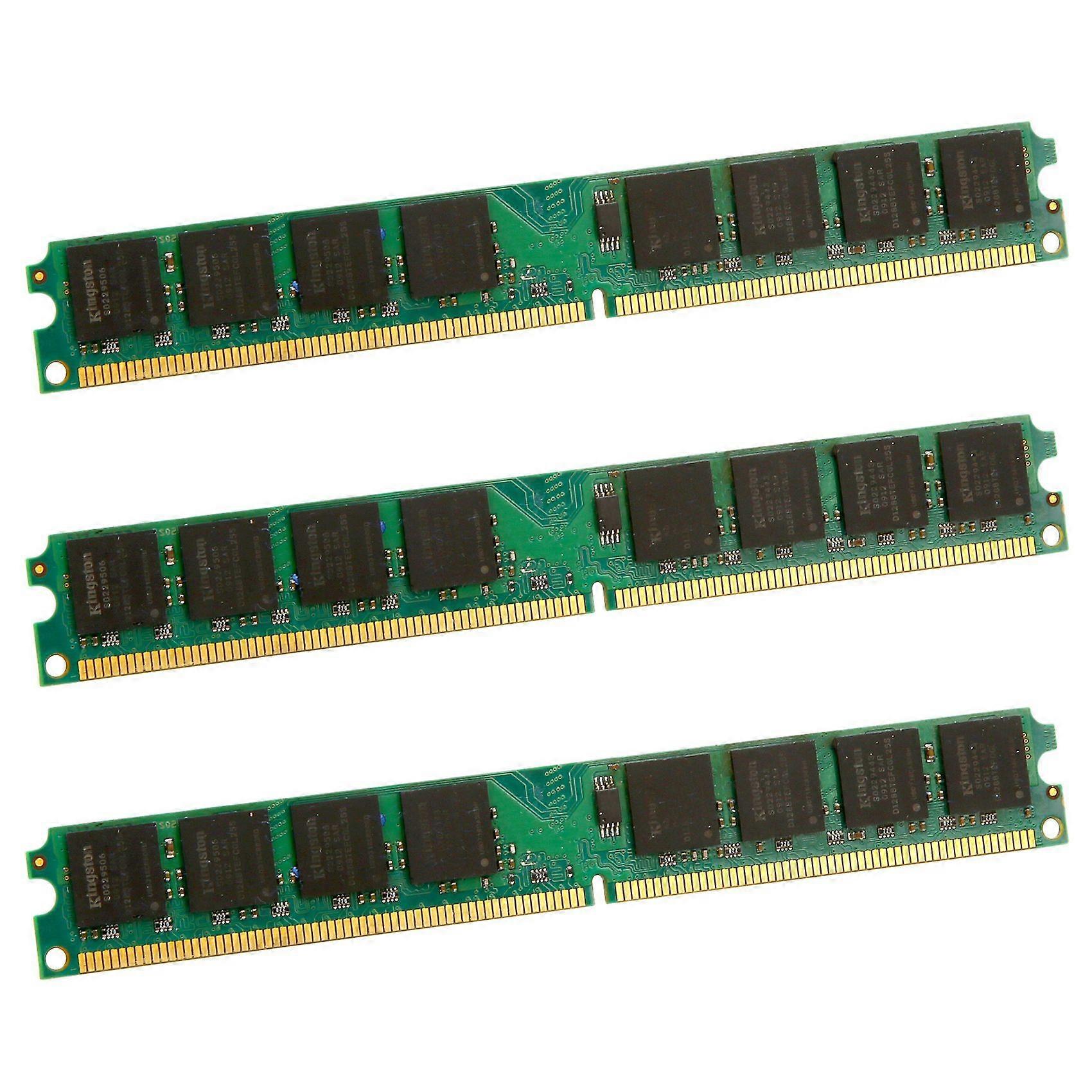 3X 2GB DDR2 RAM Memory 1.8V 800Mhz PC2 6400 PC Ram Memoria for Desktop Memory DIMM 240Pins