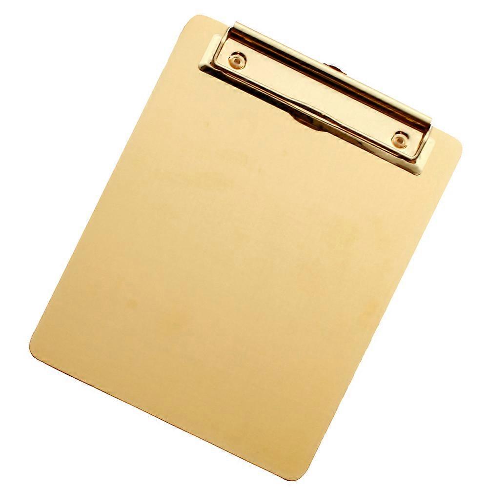 Writing Tablet File Clip Board A4 Clipboard for Writing Use Golden