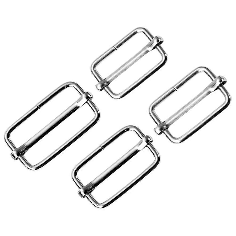 Silver Slide Buckles for Strap Adjustment 20Pcs Metal Pin Buckles