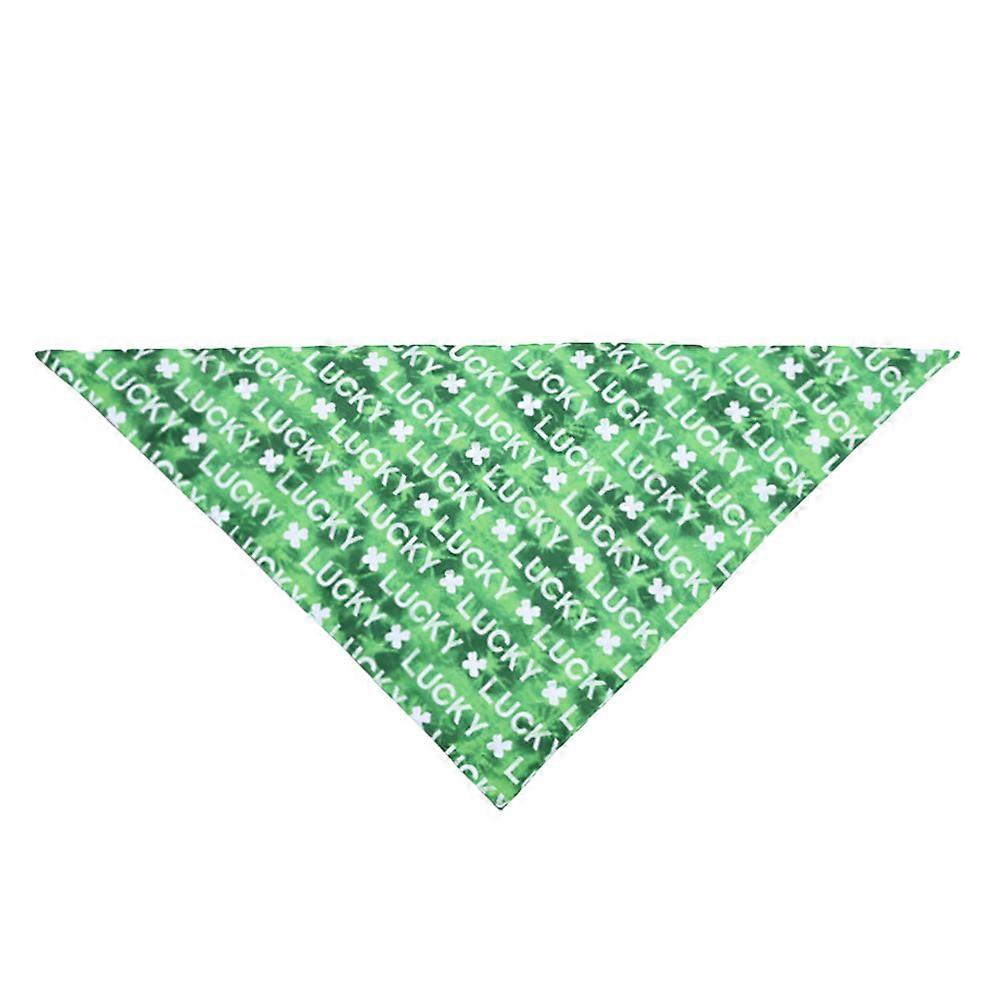 Pet Saliva Towel Soft Comfortable St. Patrick's Day Design 1Pcs