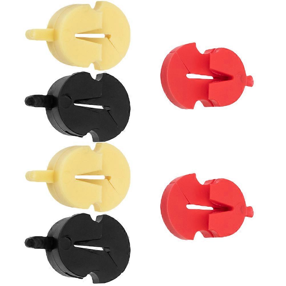 Small Violin Rubber Mute for Violin Practice 6Pcs Multicolor Durable Set