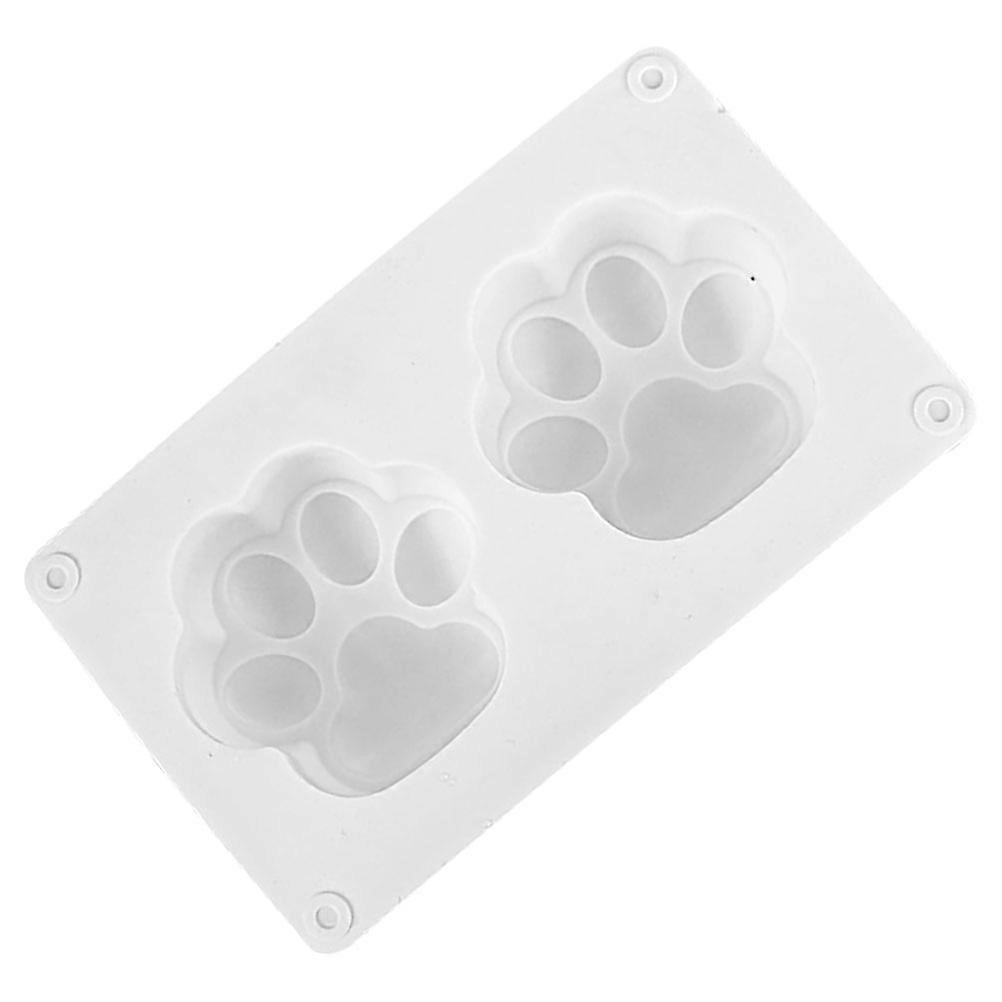 Paw Resin Molds Cat Paw Silicone Mold for Crafts 4Pcs Easy to Use