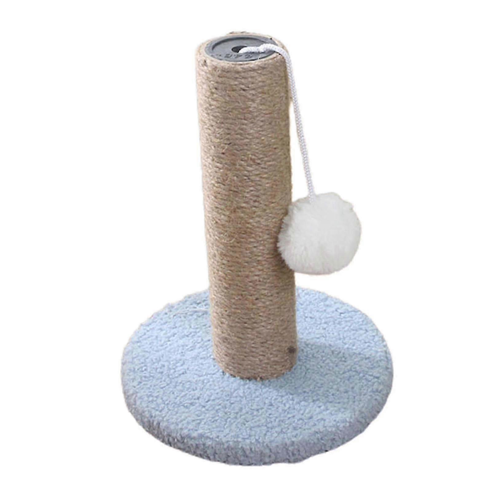 Scratch Resistant Climbing Post Stable Coral Fleece Cute Shape Comfortable Cats Scratching Post for Indoor