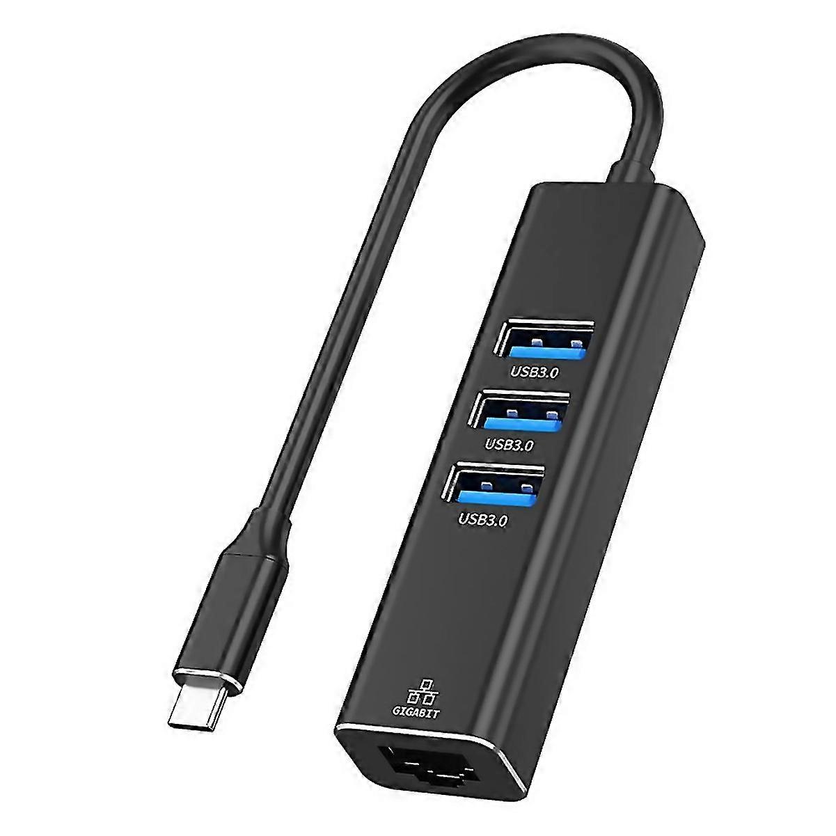 Für das neue treiberfreie Typ-C-zu-30-Hub-Gigabit-Netzwerk