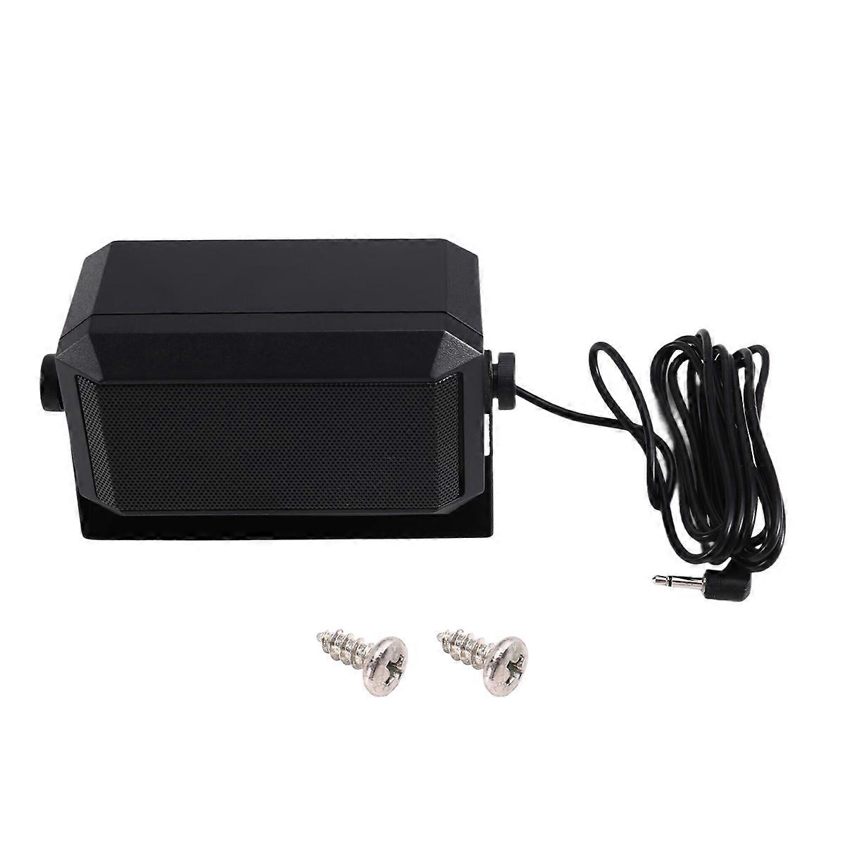 CB Radio Speaker 5W 3.5mm Plug Rectangular CB External Speaker Professional for Mobile Transceiver f