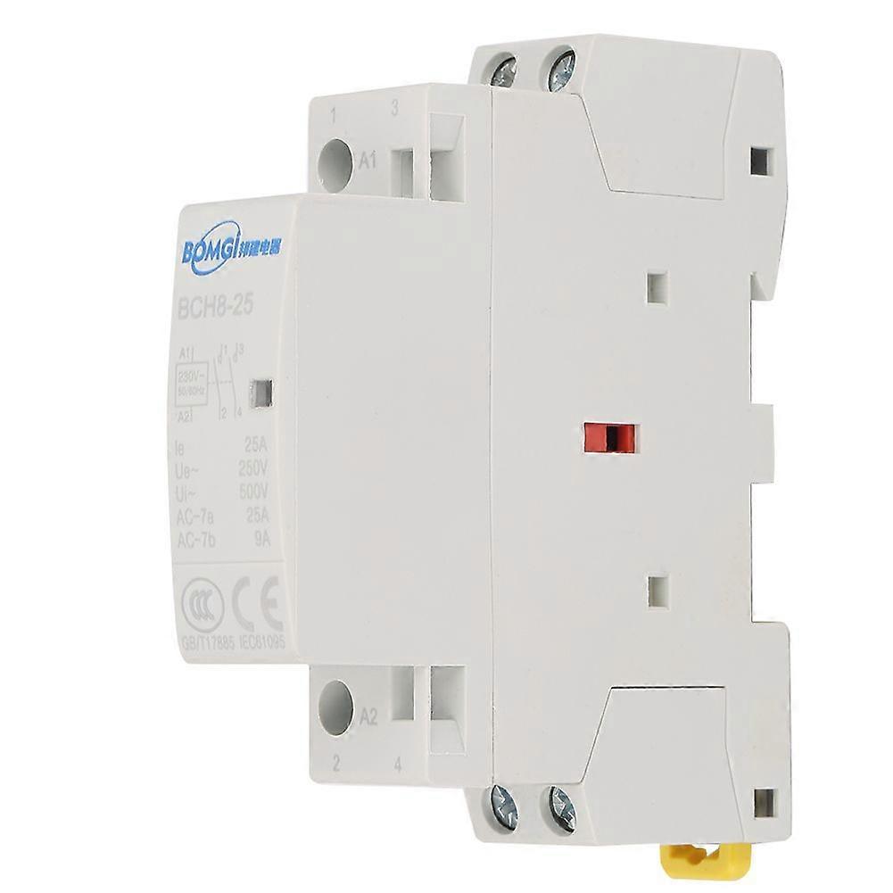 2P 25A 220V/230V 2NO 50/60HZ Din Rail HouseholdAC Contactor
