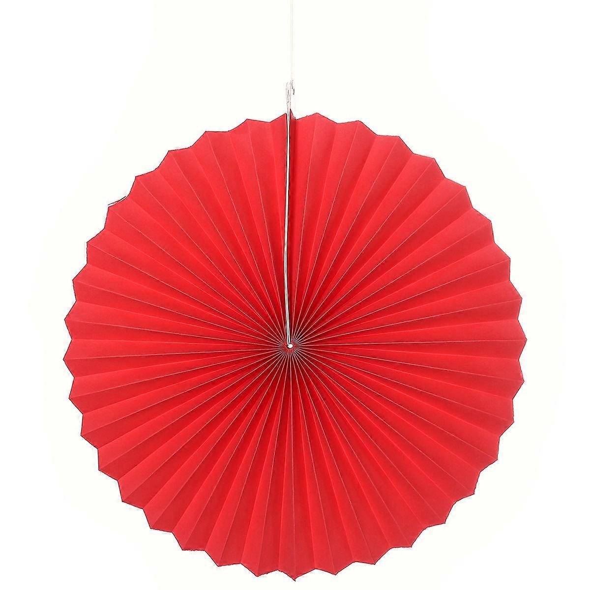 Red Tissue Paper Fans for Party Decoration 18Pcs Paper Flowers Fan
