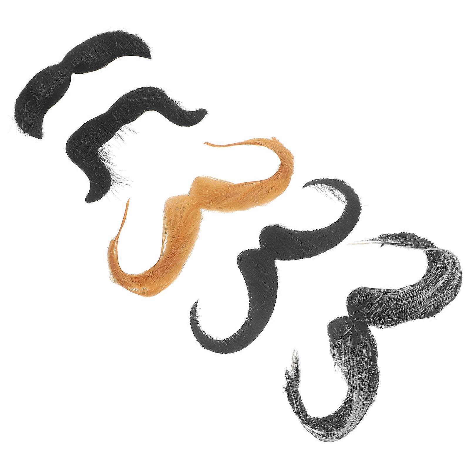 Simulated Mustache Beard for Party Decoration 4Sets