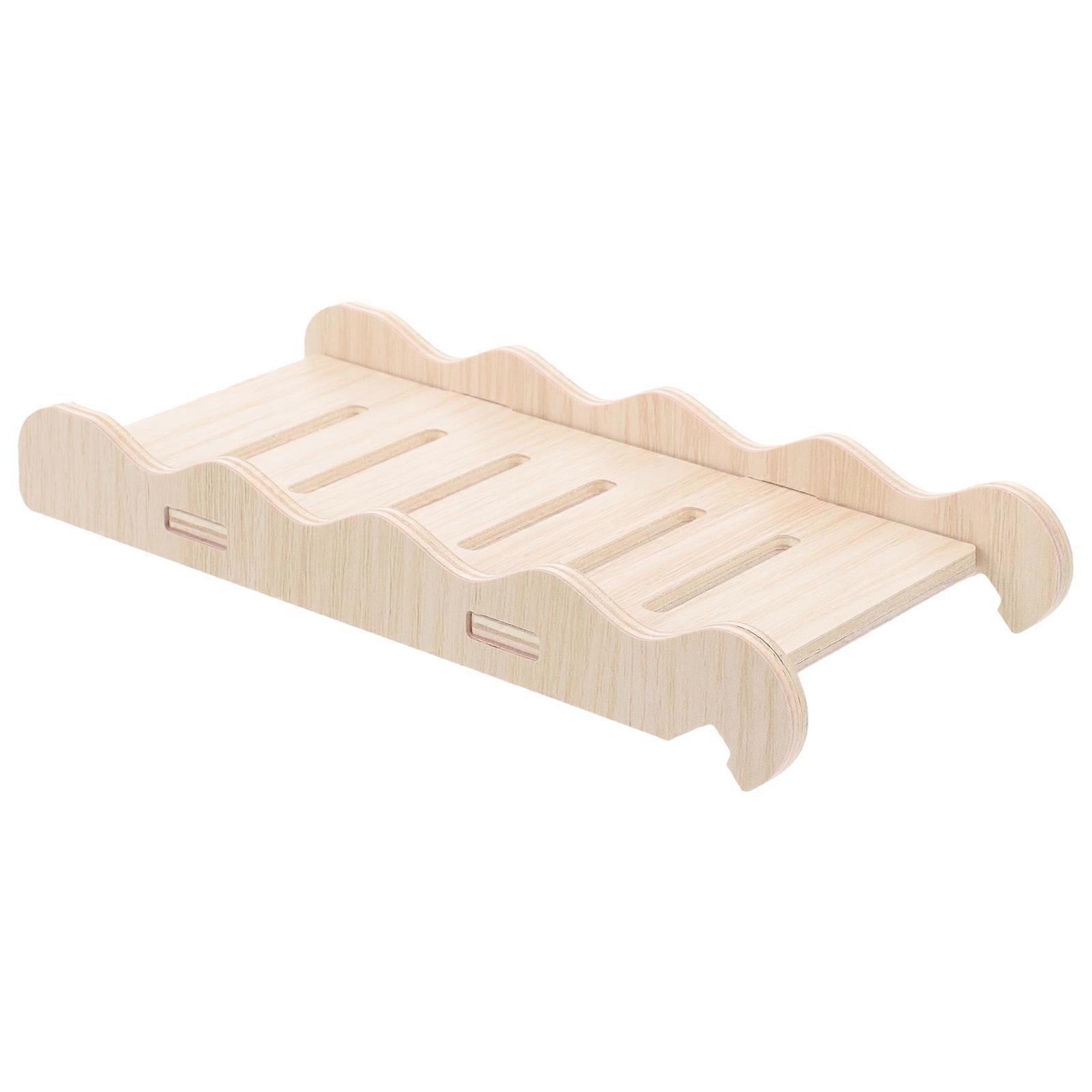 Wooden Hamster Climbing Ladder Toy for Pet 3Pcs Hamster Playground