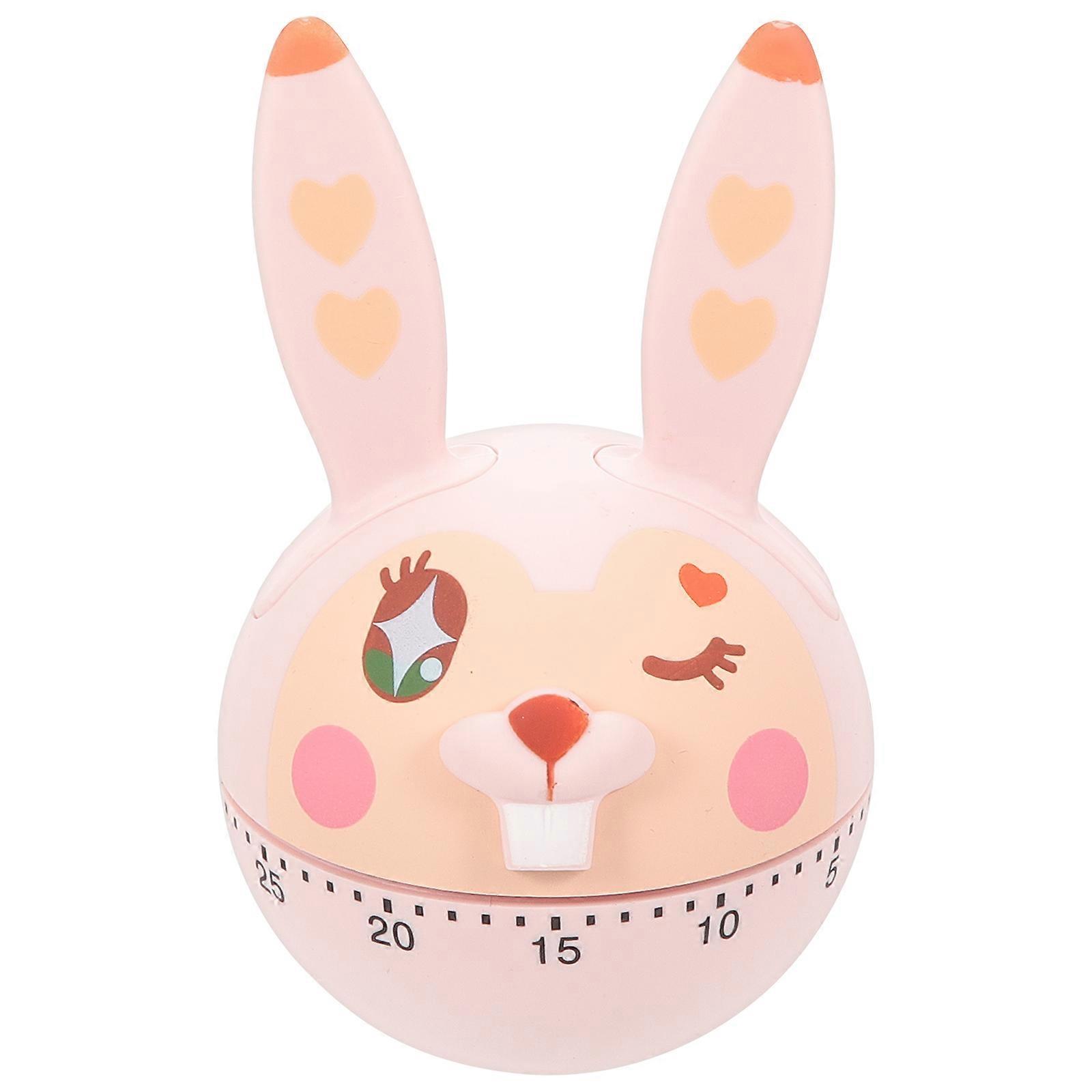 Rabbit Kitchen Timer Mechanical Manual Countdown Timer 4Pcs for Kitchen