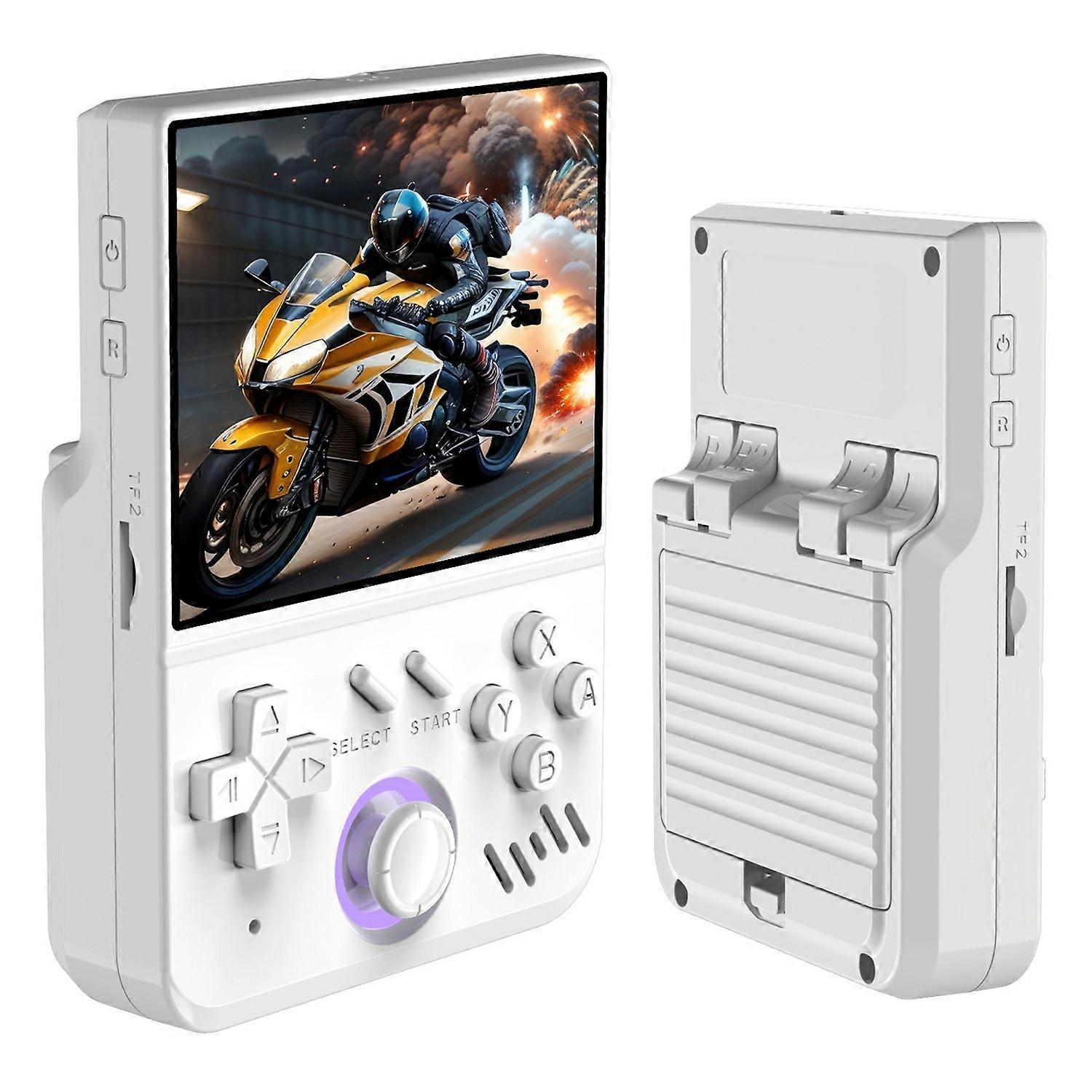 4pc My Mini 128G Portable Retro Handheld Game Console Open Source - White