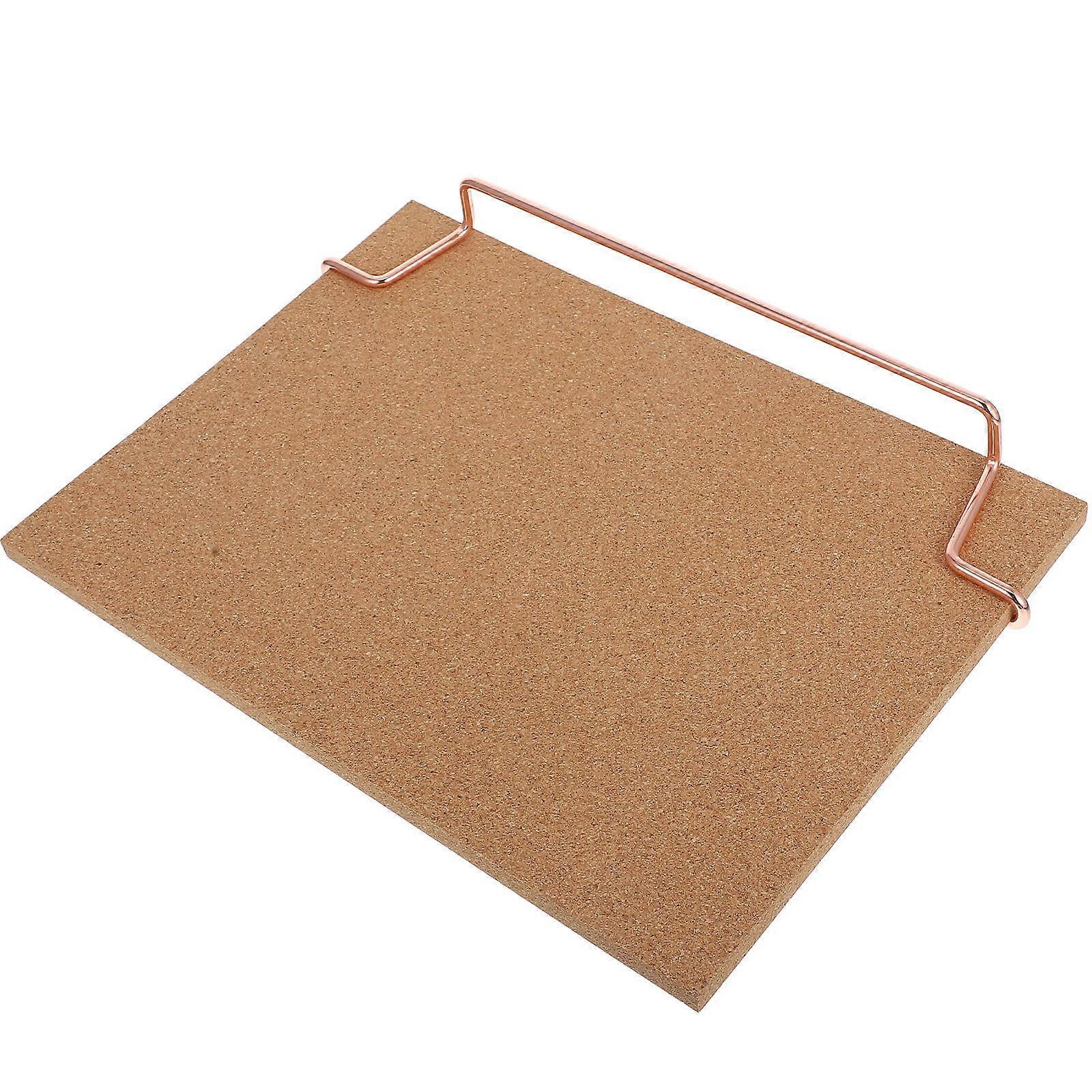Mini Cork Board for Desk Wood Message Board Office Memo 4Sets