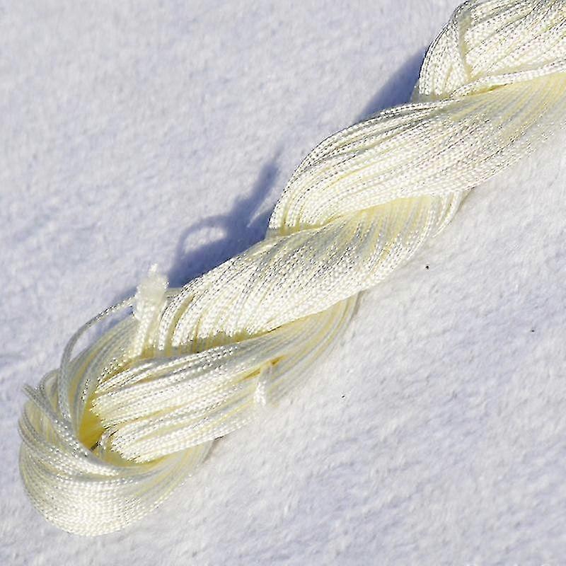 Home Party Supplies Chinese Knot Braided String DIY Macrame Cord 20m High Quality Tassels 1.0mm Beading String Bracelet Nylon Cord Thread Popular 2025