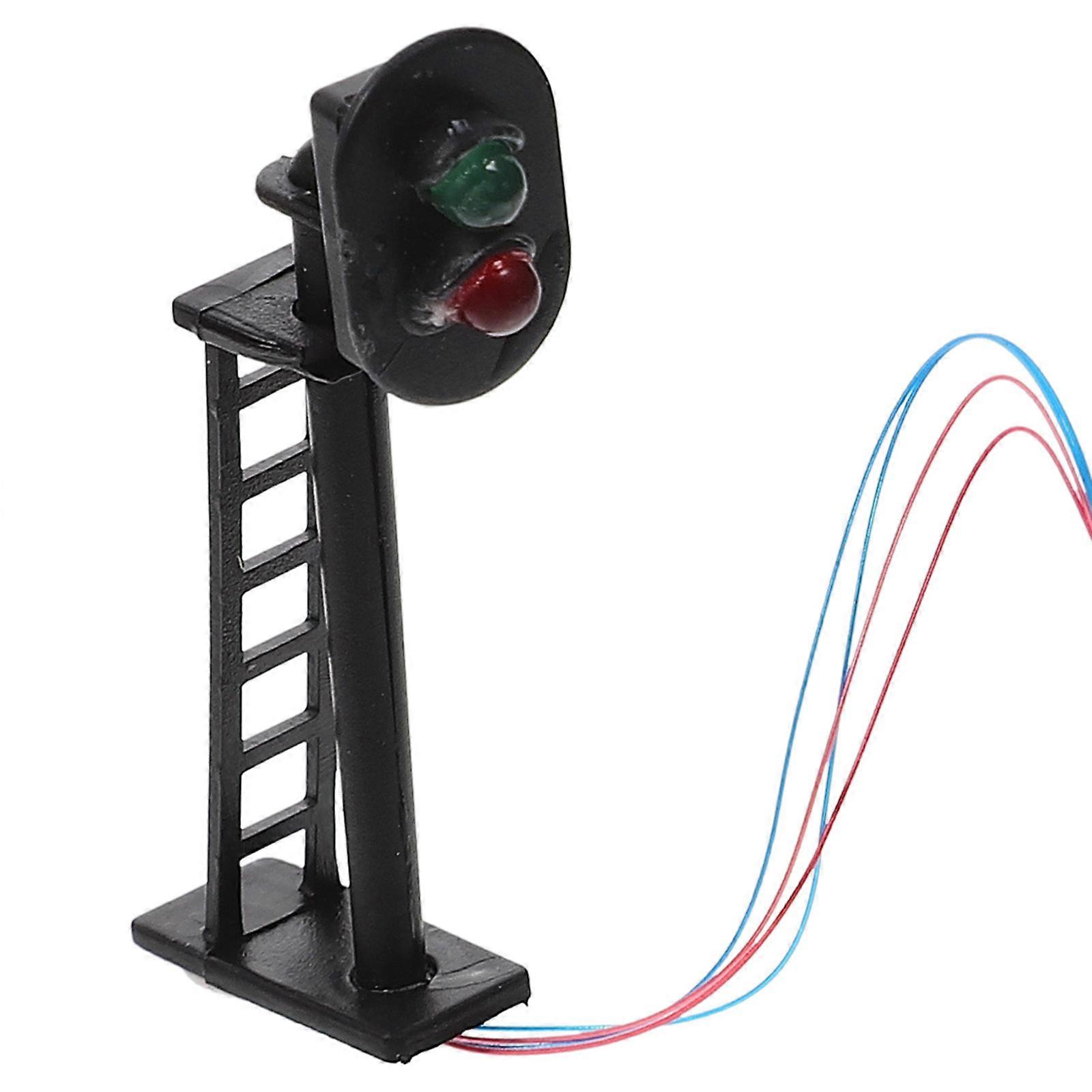 Toy Traffic Light Mini Traffic Light Model Enthusiasts Miniature Landscapes 2x4cm 3V/12V Voltage Compatibility 1Pack