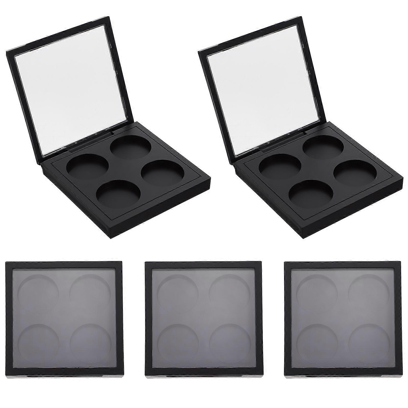 Empty Eyeshadow Palette Transparent Cover Storage Daily Use 5Pcs