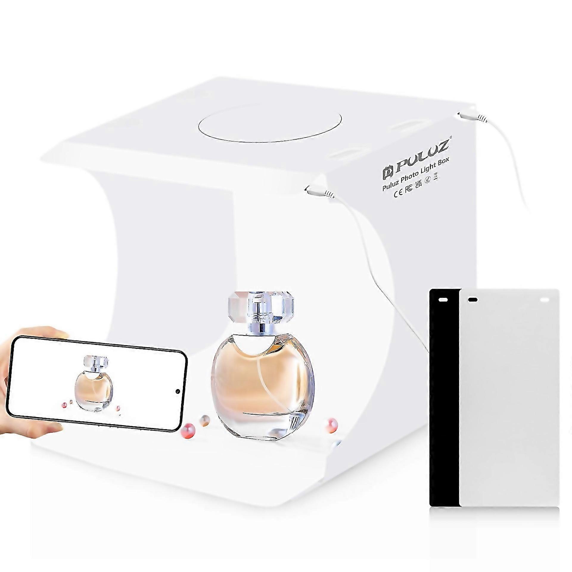 For New 20cm Include 2 Led Panels Folding 1100lm Light Studio Box