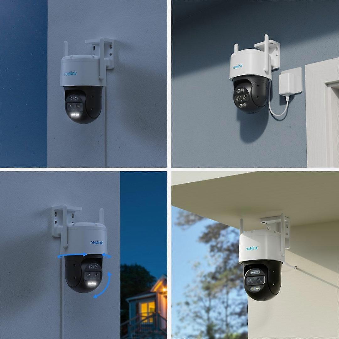 Reolink Trackmix Series W760 – 4k-Außenkamera, Dual View, Auto-Zoom-Tracking, 2,4/5 GHz WLAN, Farb-Nachtsicht