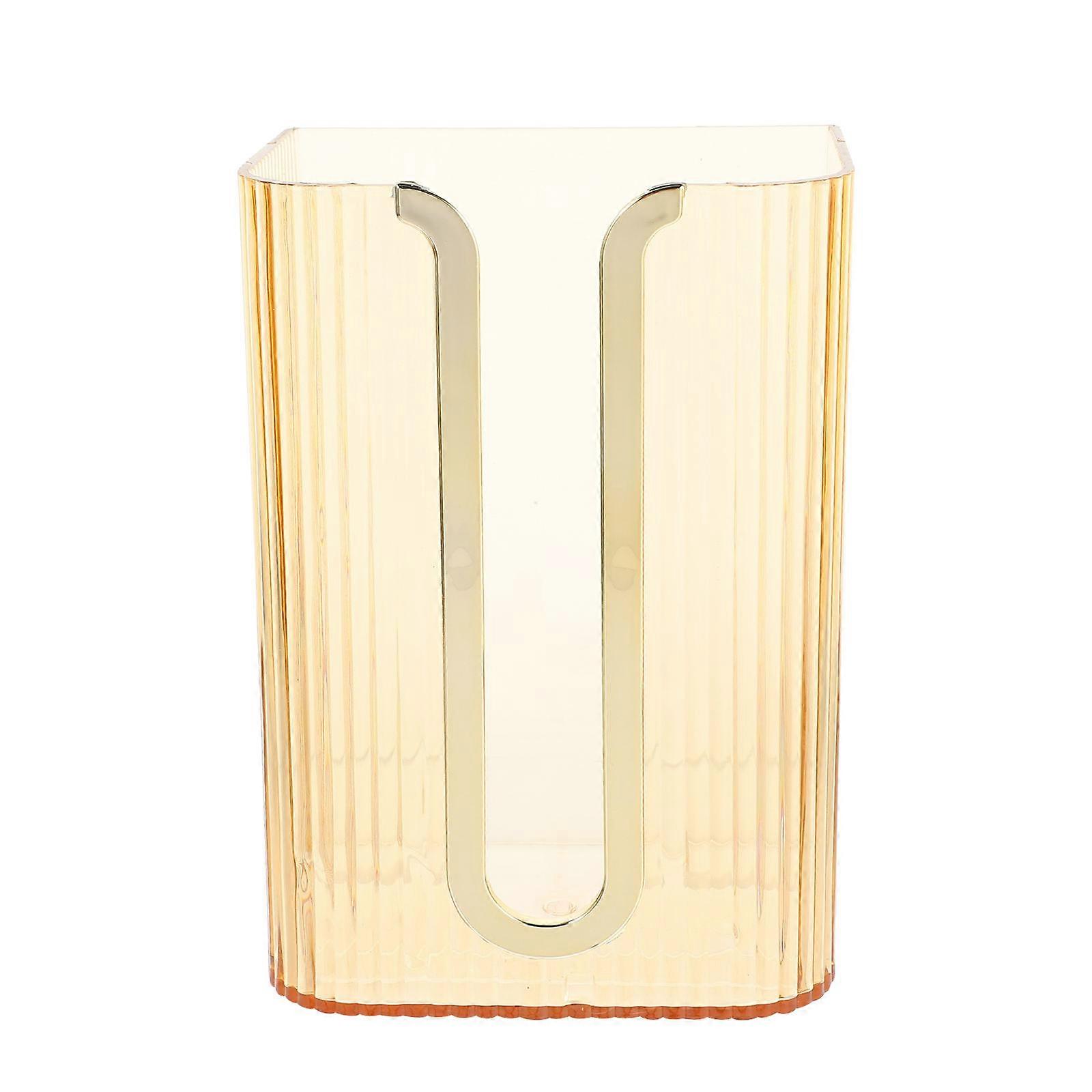 Folded Tissue Holder Napkin Dispenser For Kitchen Occasion In Golden Color Featuring Simple 1Set