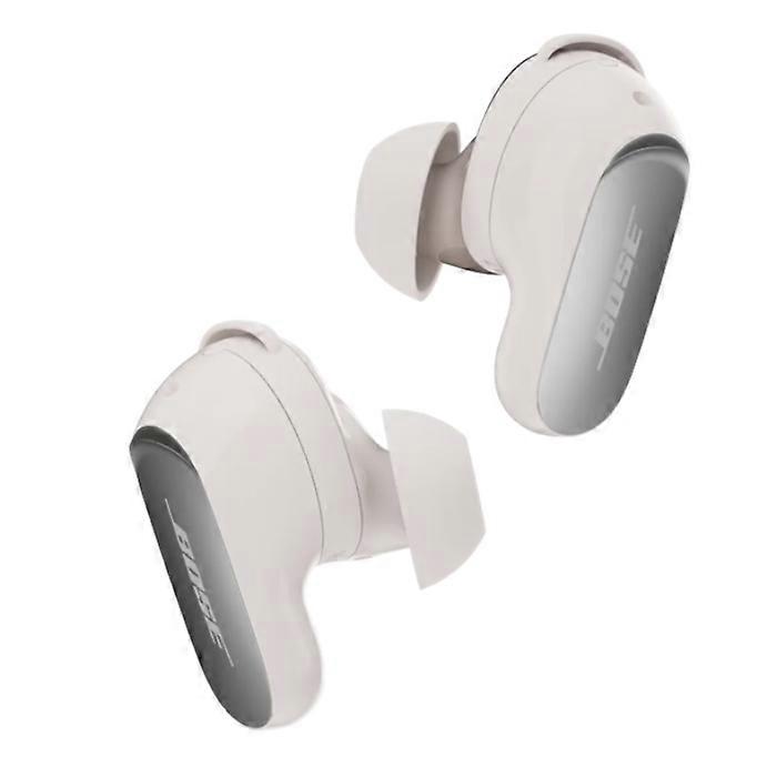 Bose New QuietComfort Ultra Bluetooth Earbuds , Wireless Noise Cancelling Earbuds, Up to 6 Hours Battery, White