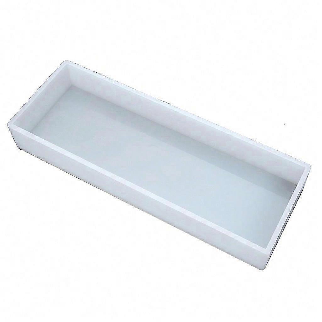 Silicone Square Long Rectangle Mold for Soap Making Supply Rectangle Specimen Mould Baking Tray for Handmade Table Decor