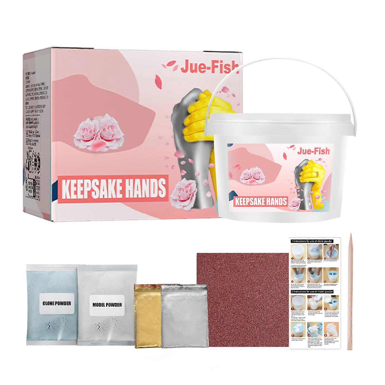 3D-Handmodellpulver DIY-Produktion 3D-Klonpulver Muttertag Valentinstag Weihnachtsgeschenk Handmodellset
