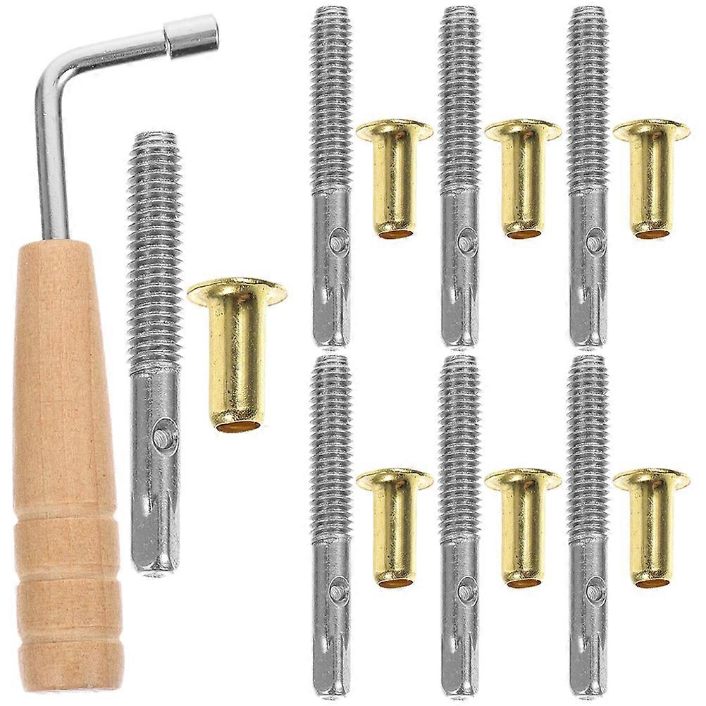 3 Sets Of Harp Tuning Wrench And Repairing Supplies For Music Practice With Concise Design