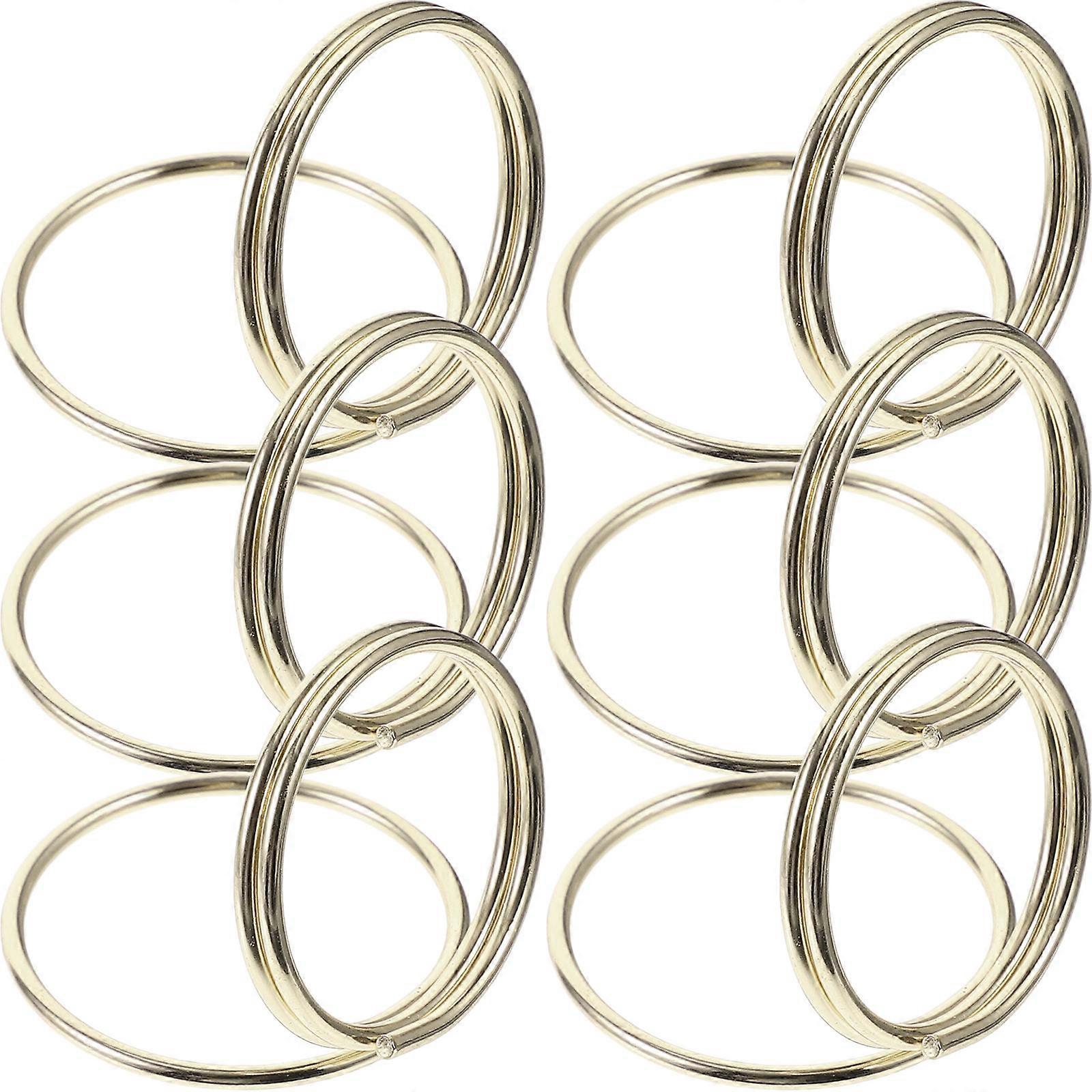 Table Numbers Holders Mini Place Card Holders Note Holder Double Layer Round Shape 6Pcs