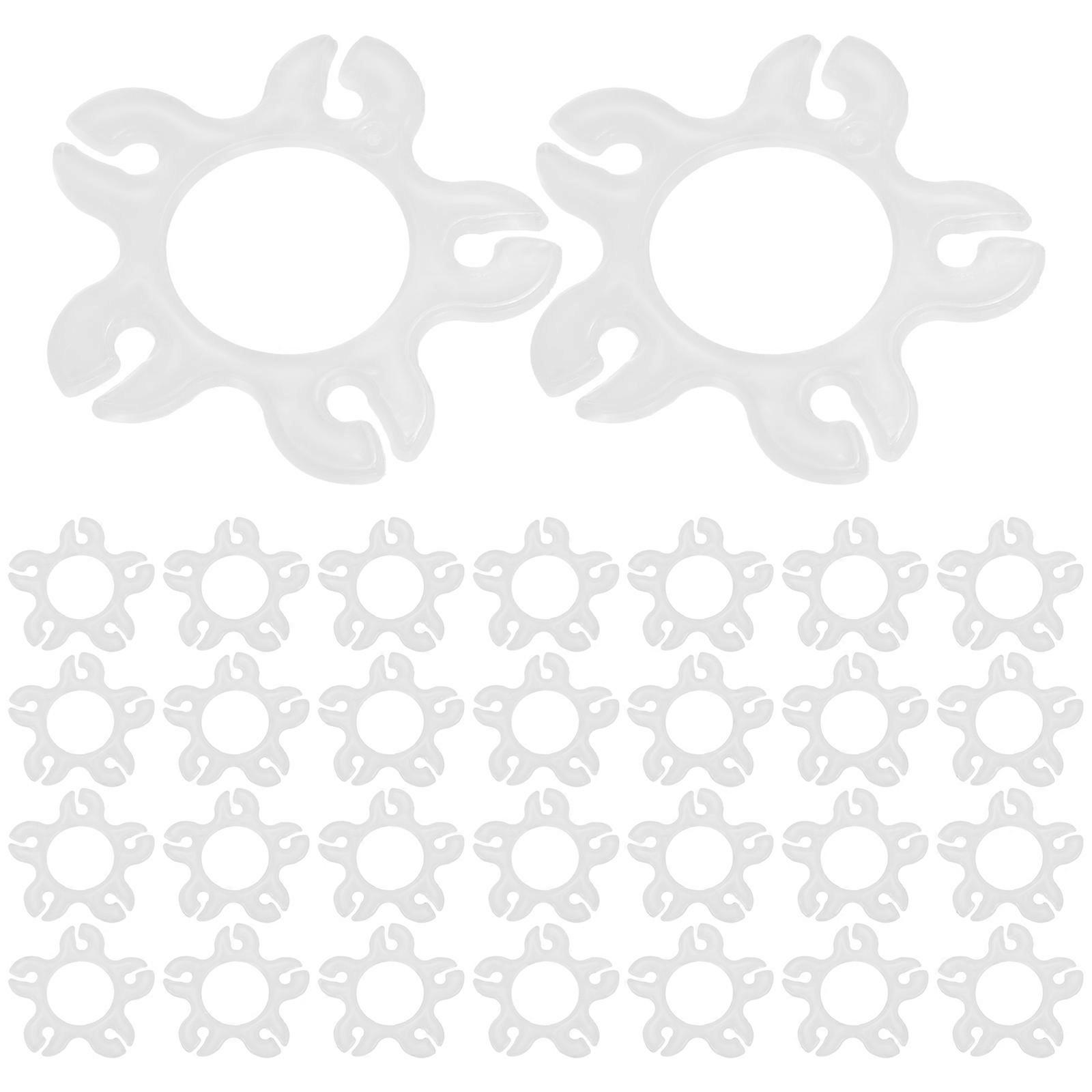 Balloon Clip Holder 50Pcs Suitable For DIY Users Wedding Party Occasions 4.50X4.50X0.20CM Ideal For Adjusting Balloon Arch Shape